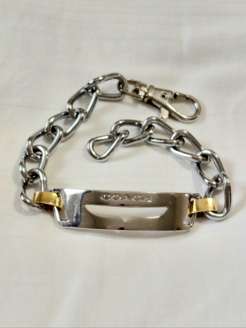 Coach Silver Gold Bracelet